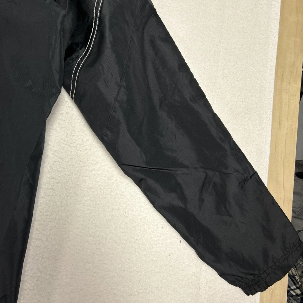 Adidas Wind Jacket Mens Large Black Climalite Response Full Zip D88342